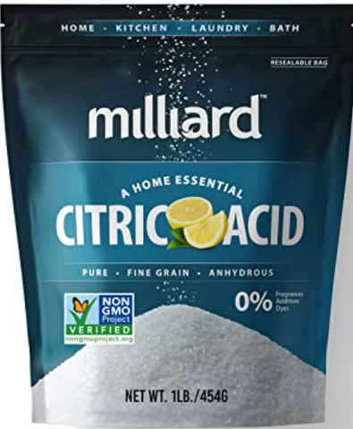 Producción comercial de ácido cítrico en USA