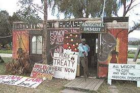Aboriginal Tent Embassy Set Up In Canberra