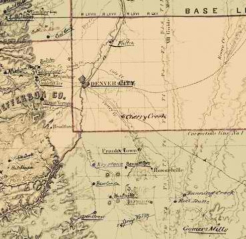 Congress established the Colorado territory