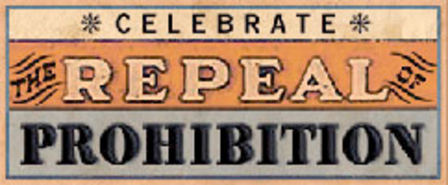 Alcohol prohibition is repealed in the state