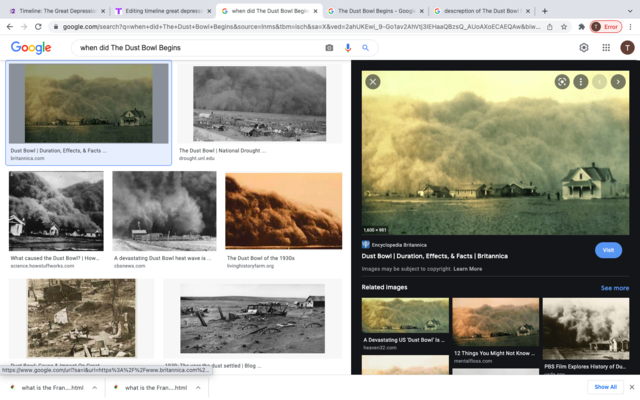 The Dust Bowl Begins