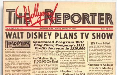 1954 - ABC contract and Disney studios expansion