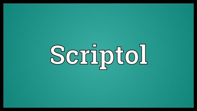 Scriptol