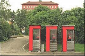 Telefonkioskene poppet opp for de som ikke hadde egen telefon