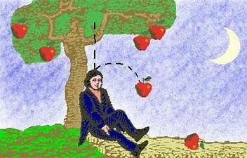 Newton inventa la llei de la gravetat