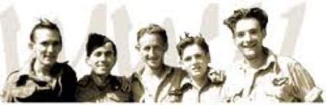 The Second World War was over