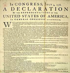 Declaração de Independência dos Estados Unidos