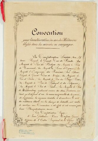 1864 - A Primeira Convenção de Genebra