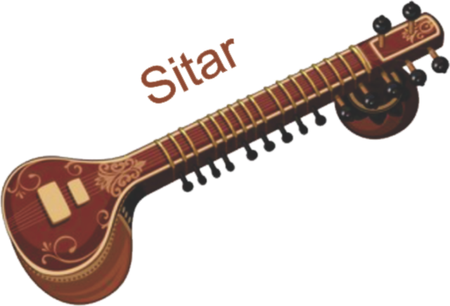 India en el siglo XIII este instrumento fue llamado&nbsp;sitar