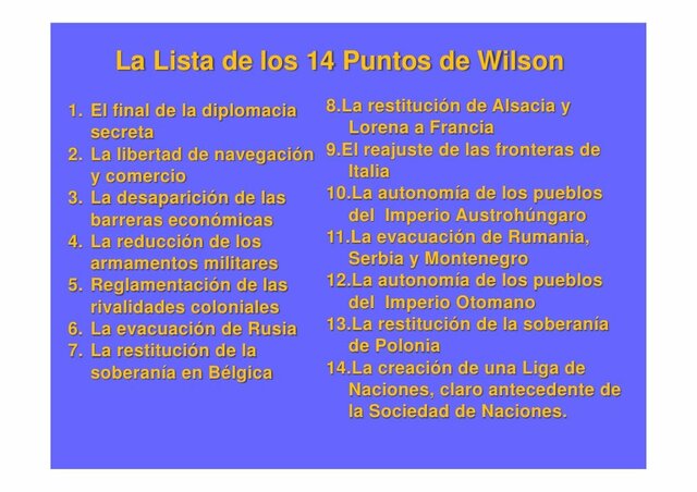 14 Puntos de Wilson