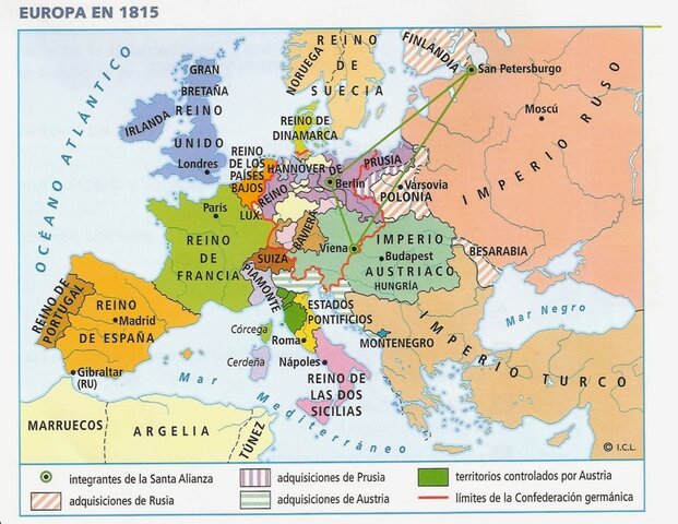 Europa del Congrés de Viena