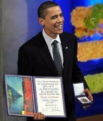 BO wins Nobel peace prize