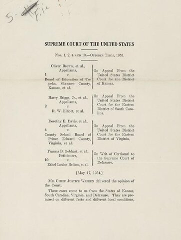 brown v board of education