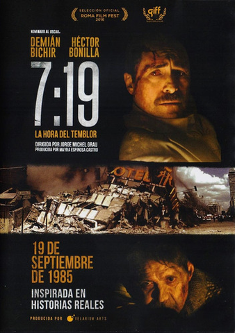 7:19. La hora del temblor
