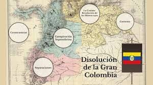 DISOLUCION DE LA GRAN COLOMBIA