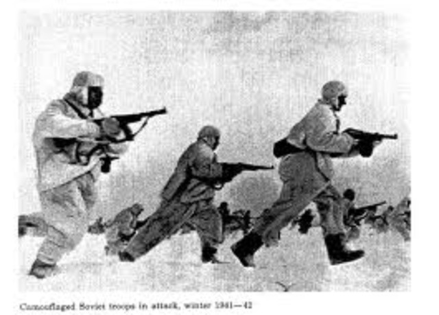 Germans are being overun by the Red Army