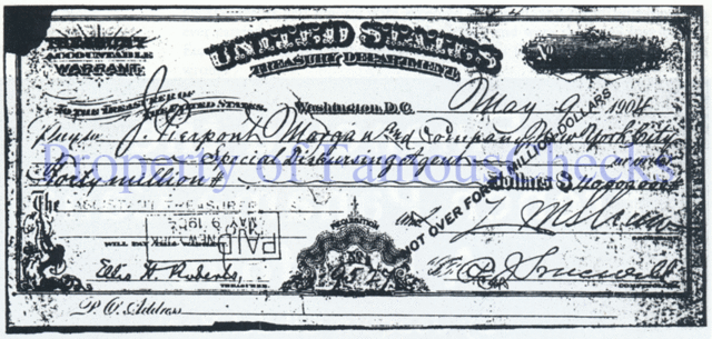 roosevelt offers to purchase the canal zone