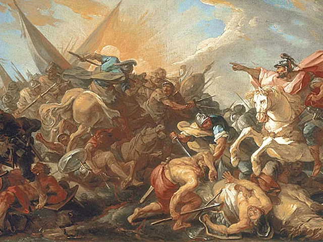 La lucha con los pueblos vecinos