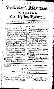 Surgen las primeras revistas "The Gentleman's Maganzine" en Londres