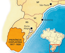 Colonización de Provincia Cisplatina por PORTUGAL
