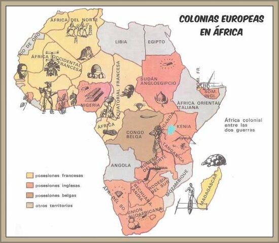 Colonización de las colonias Africanas por INGLATERRA