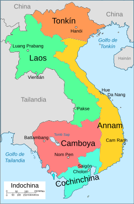 Colonización de Camboya Francesa por FRANCIA