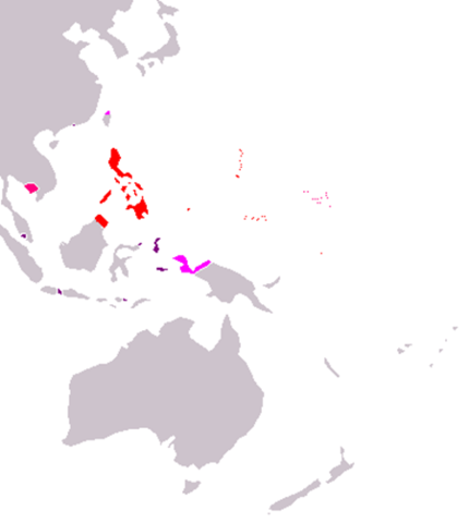 Colonización de Islas Filipinas, Guam, Islas Marianas, Palaos y Carolinas por ESPAÑA