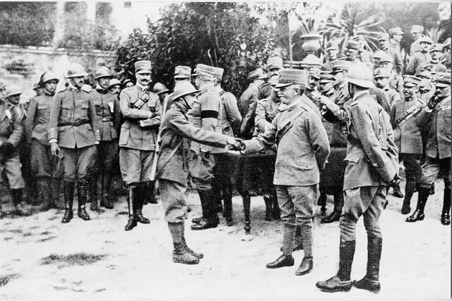 Las potencias centrales se rindieron