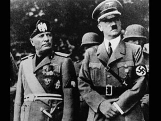 Hitler and Mussolini
