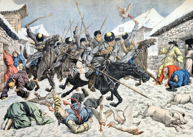 El ejercito Zarista es derrotado por Japón y con ello deviene una fuerte crisis económica