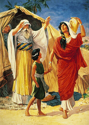 El hijo de Abraham y Agar: Ismael