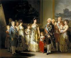 Goya publica la pintura "La familia de Carlos IV"