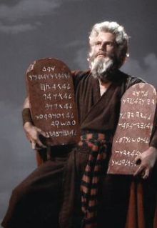 Moisés y los diez mandamientos