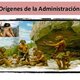 Origen de la administraccion