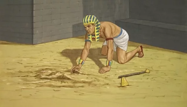 Moisés mata a un egipcio.(Ex 2)