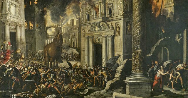 Platas medicinales en Guerra de Troya