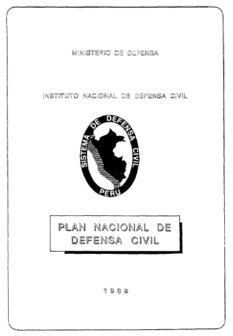 Plan Nacional de Defensa Civil
