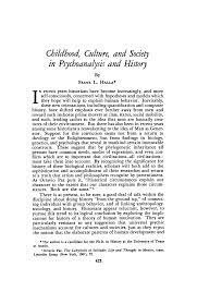 The Association for Applied Psychoanalysis, created an evolutionary theory of historical change in parent-child relations.