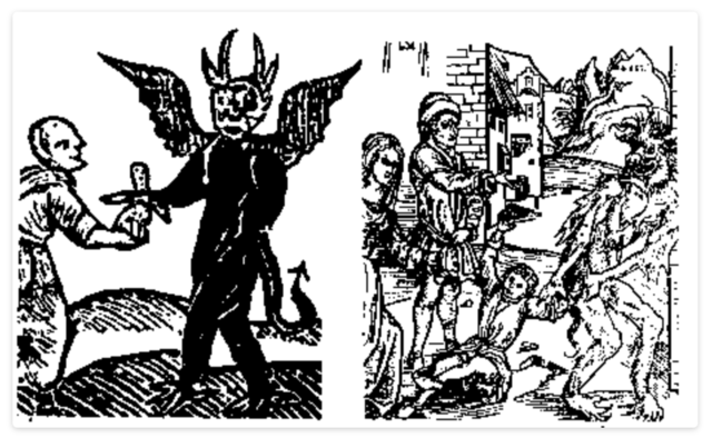 Bad Parents giving their children to Devil.