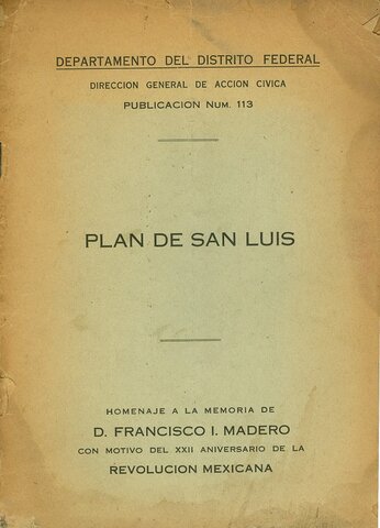 Lanzamiento del Plan de San Luís.