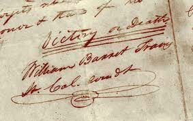 Victory or Death Letter