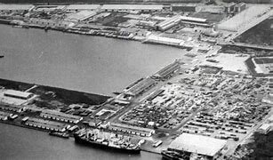 El presidente Alfonso López inaugura el Terminal marítimo de Barranquilla.