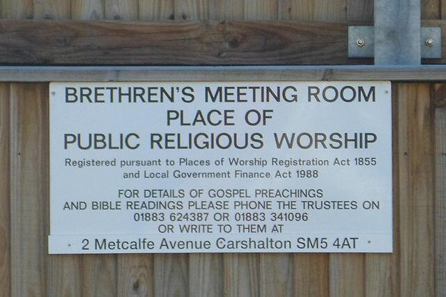 J. N. Darby founds the Plymouth Brethren