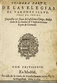 "Elegías de Varones Ilustres de Indias"