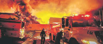 Incendio en Empresa LAVIN