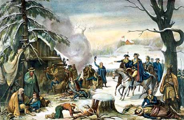 Troops Entered Valley Forge