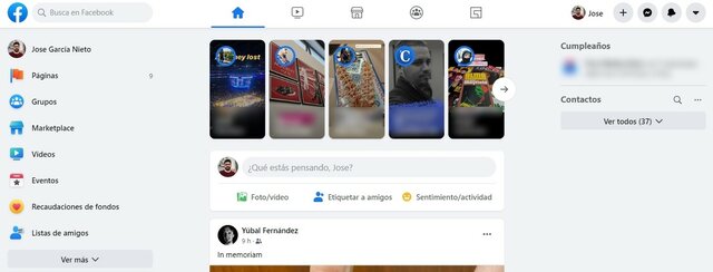 Nueva pagina de inicio