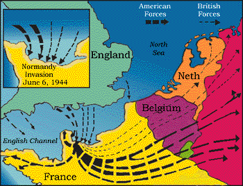 Germans Pushed off the Italian Peninsula