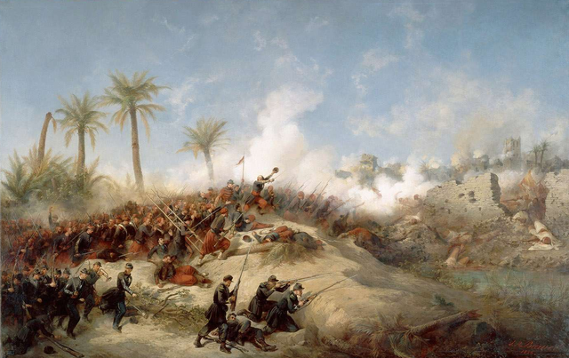 Début de la guerre de conquête