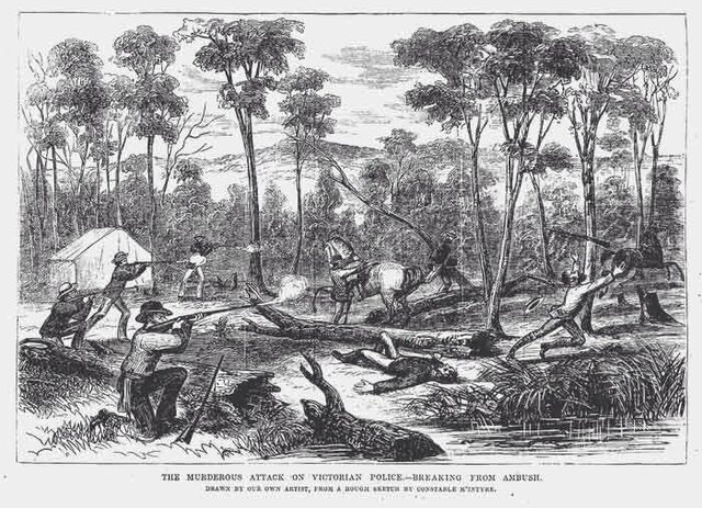 shootout at Stringybark Creek